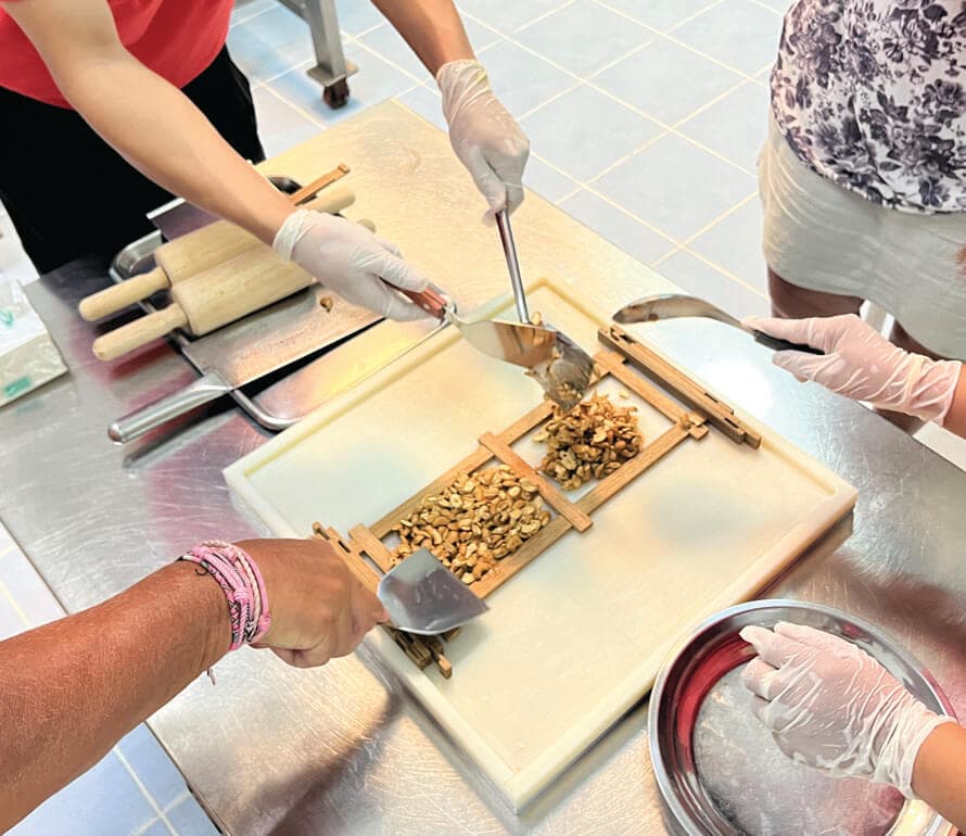 Making Cashew Candy